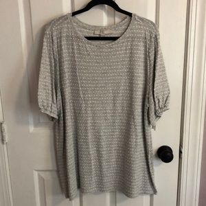 Loft puff sleeve blouse